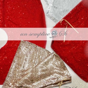 Sequin Tree Skirt ,Sequin Christmas Tree skirt ,FREE SHIPPING ... Largest Color Selection image 6