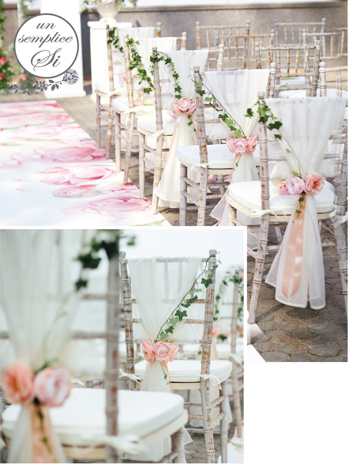 CHIFFON CHAIR SASH Chiavari Chair Sash Chiffon Chair Covers Etsy