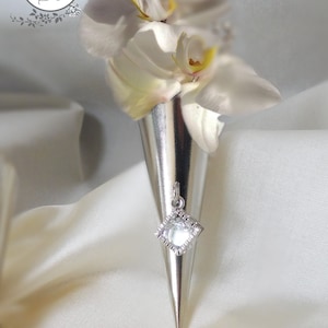 Boutonnière-reversspeld, bloemhouderspeld heren, Swarovski-kristal