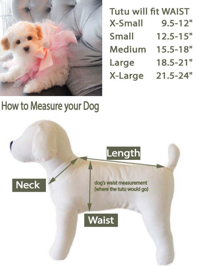 Tulle Dog Tutu Puppy Tutu Dog Wedding Tutu Etsy