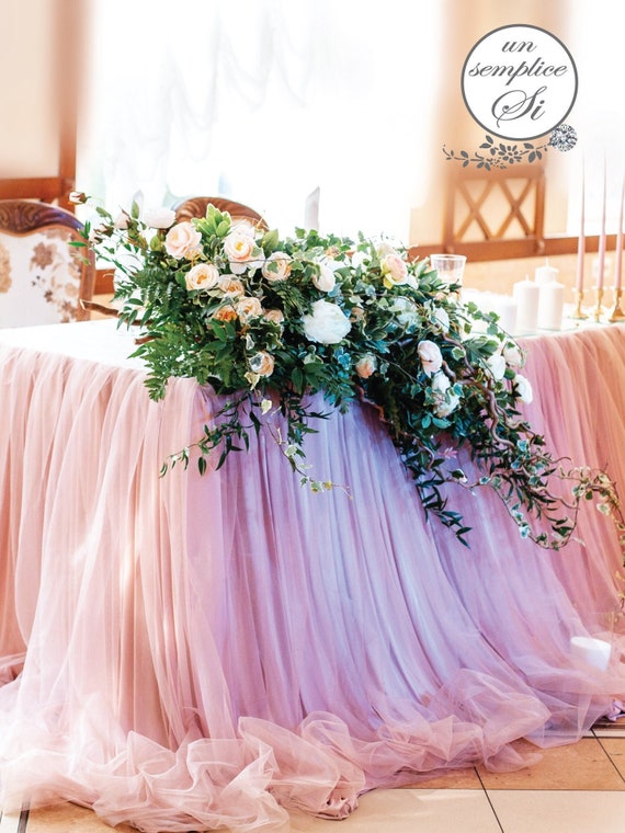 Chiffon 2025 table skirt