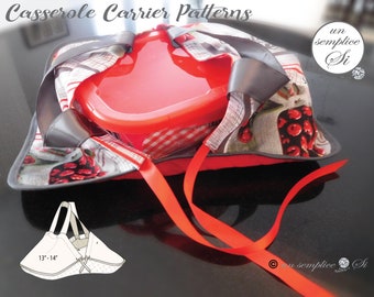 Casserole Carrier Patterns , Pattern Bundle Casserole Carriers , Pie Carrier Pattern , Pie Carrier, Pot Holder Pattern ,