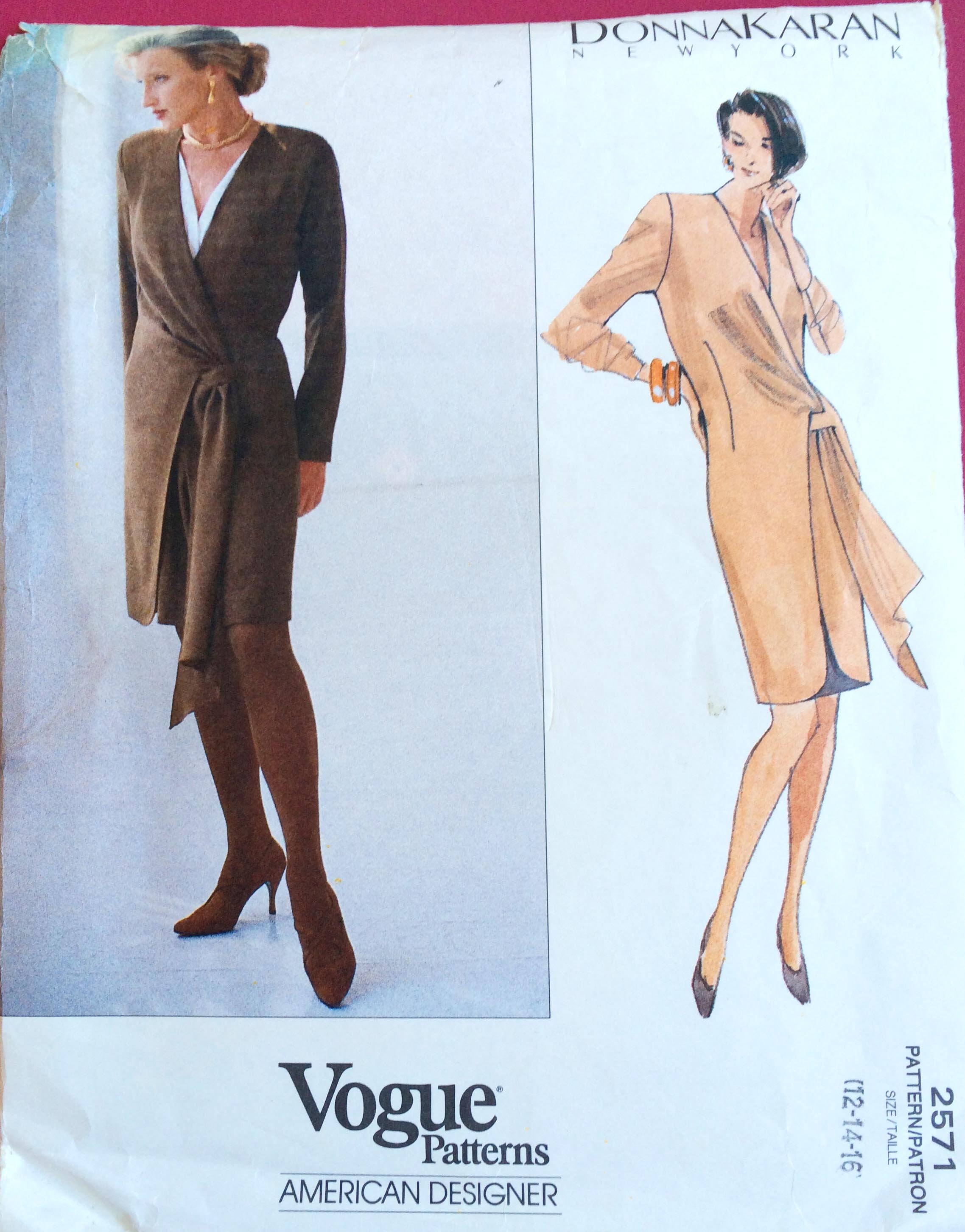 Vogue 2023 / Vintage Designer Sewing Pattern by Donna Karan / -  UK