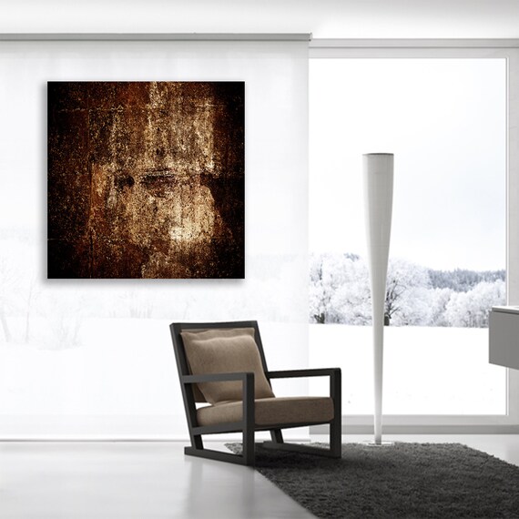 Abstract Painting Tezt 225 Image of Art/ Modern Design/ Furnishings/ Square  Canvases/ Print on Canvas 