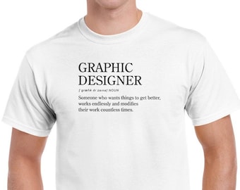 Designer Shirt | Graphic Designer Gift | Minimalist Design Shirt | Heavyweight Crewneck T-shirt