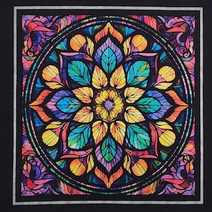 Radiant Reflections -- Hexified Panel Quilt Kit