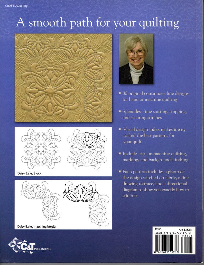 Continuous Line Quilting Designs, Hari Walner, Free Motion Quilting