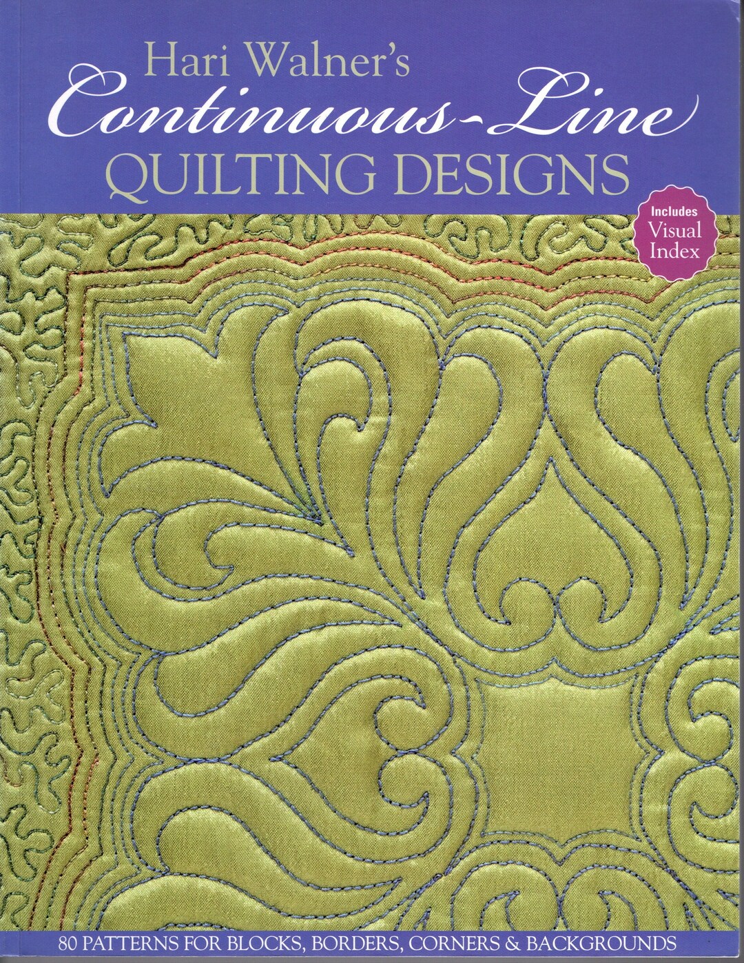 Continuous Line Quilting Designs, Hari Walner, Free Motion Quilting