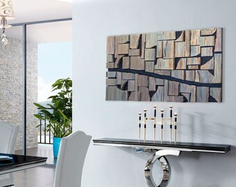 Sustainable Decor Large Reclaimed Wood Wall Art Wood Von Imarteko