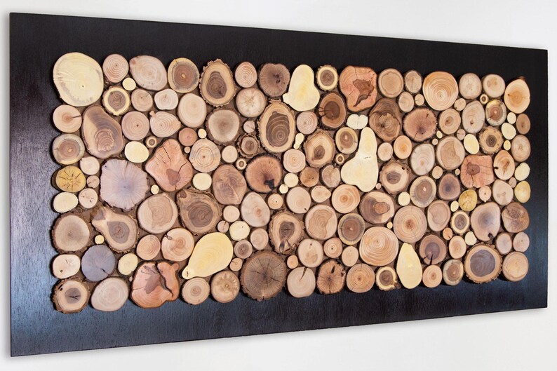 Escultura de Pared de Madera | Cuadro Artesanal Rústico Moderno | Calidez y Lujo Discreto imagen 5
