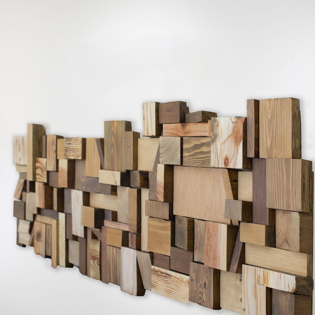 Wood Wall Art Large Wood Art Wooden Artwork Living Room Etsy