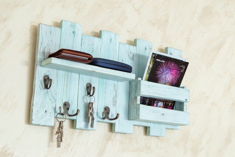 Key Organizer Key Holder for Wall Letter and Key Holder Etsy