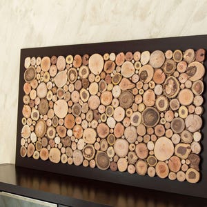 Escultura de Pared de Madera | Cuadro Artesanal Rústico Moderno | Calidez y Lujo Discreto imagen 15