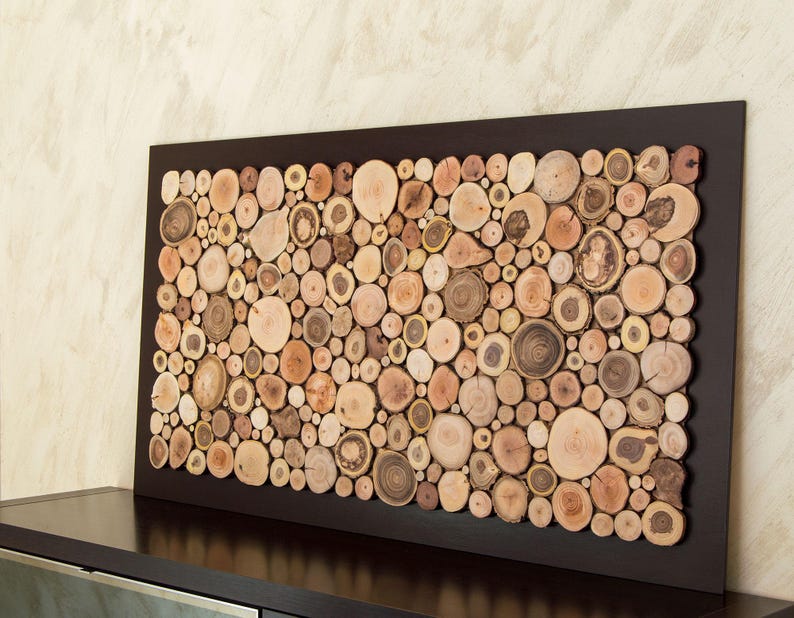 Escultura de Pared de Madera | Cuadro Artesanal Rústico Moderno | Calidez y Lujo Discreto imagen 15