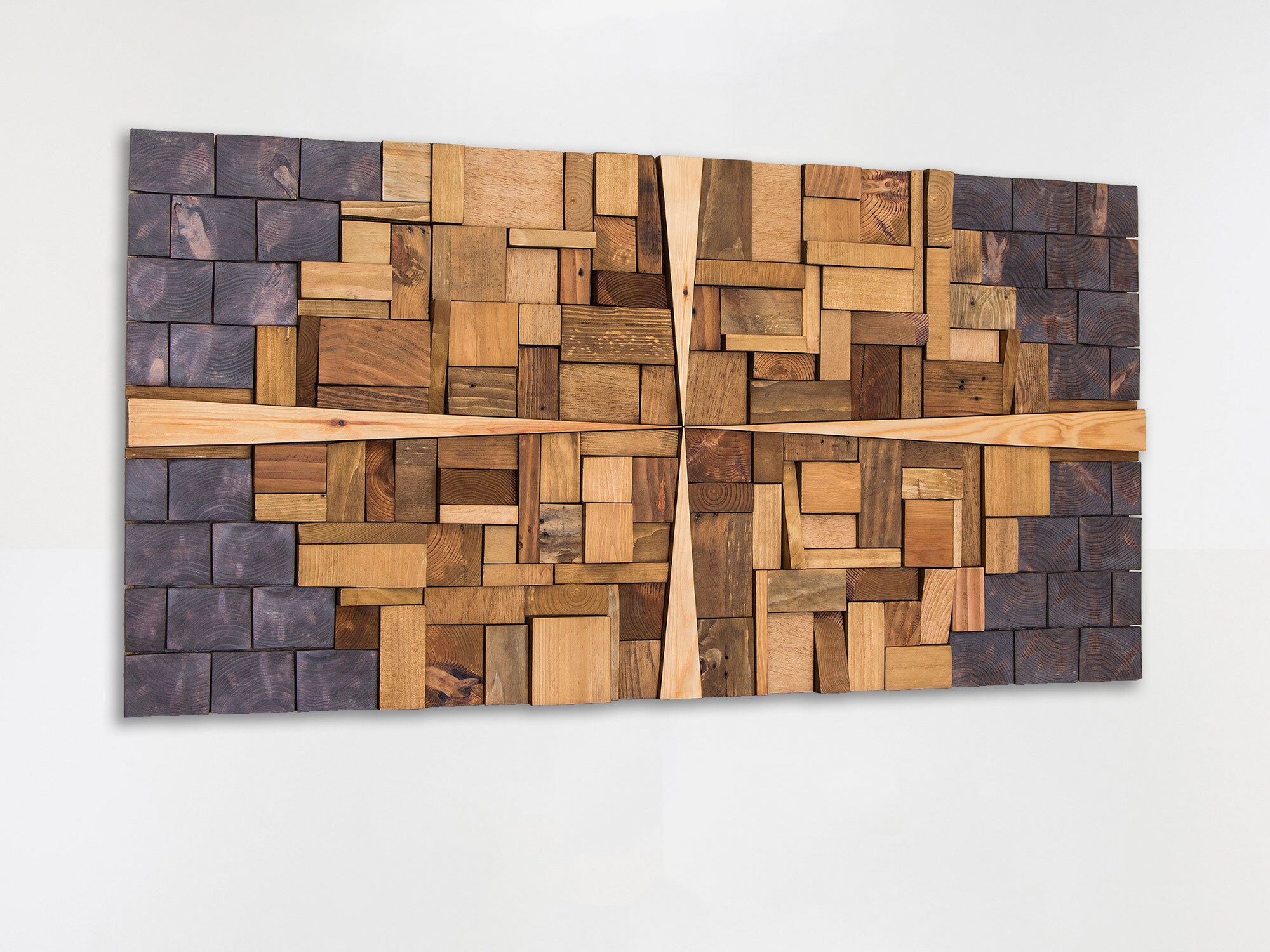 Large wall sculpture Personalize wall art Reclaimed wood Etsy