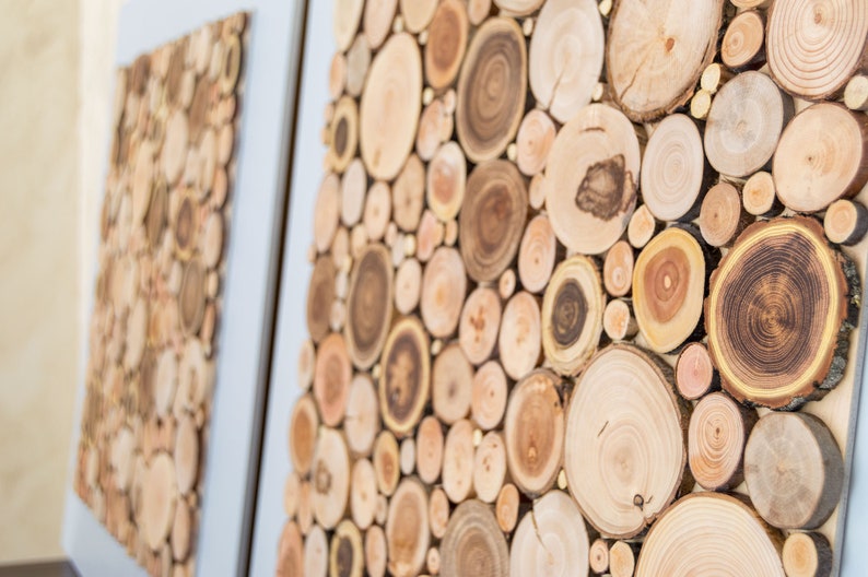 Zen wall art Spiritual wall decor Diptych wood wall art Zen Etsy