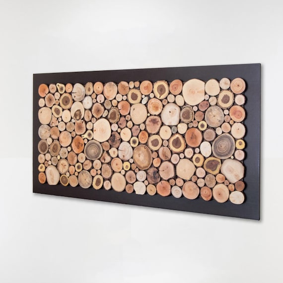 Wood Slice Wall Art: Statement Piece for Modern Interiors - Organic Artwork