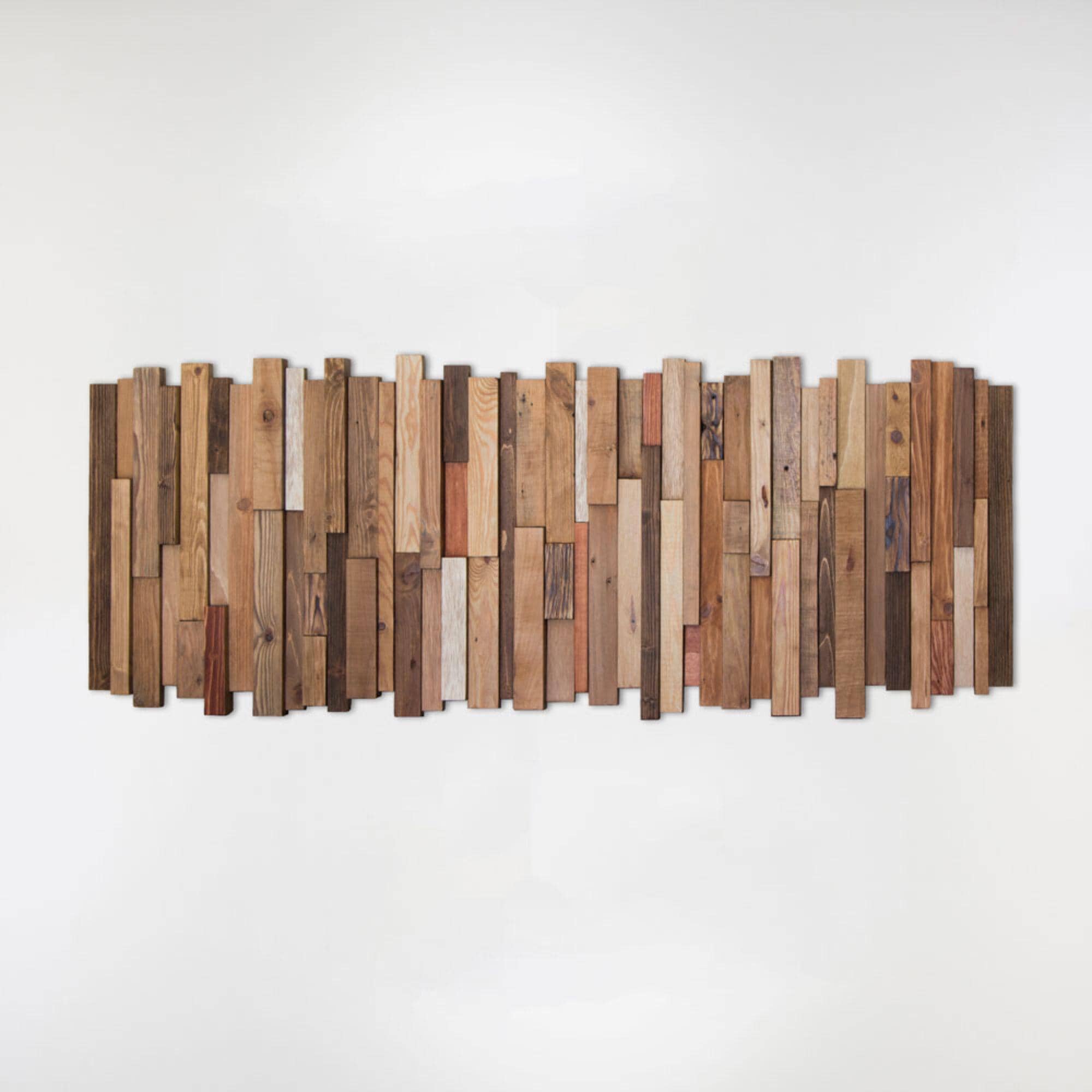 Reclaimed Wood Slat Wall Art Fine Piece