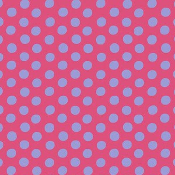 Half Yard Kaffe Fassett Spot GP70 in Shocking Pink Polka Dots Spots Geometric Blender by FreeSpirit Cotton Fabric