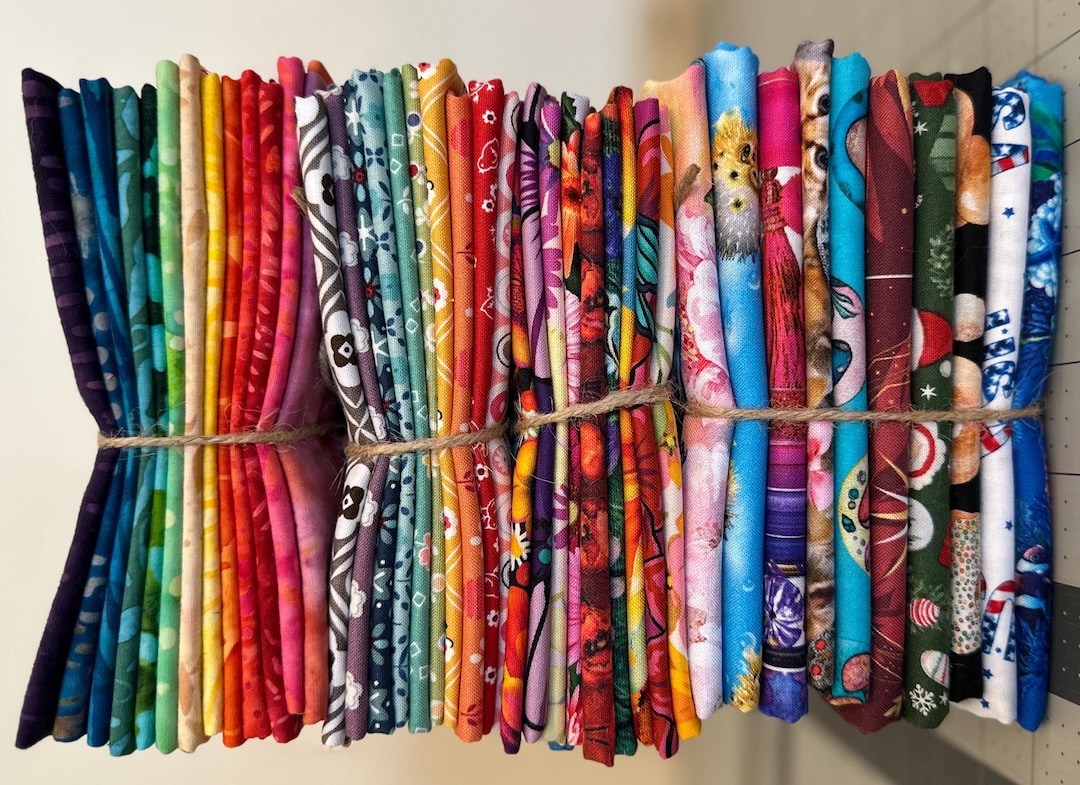 Fat Eighths Scrappy STASH BUILDER - Assorted Mystery Fabrics 10
