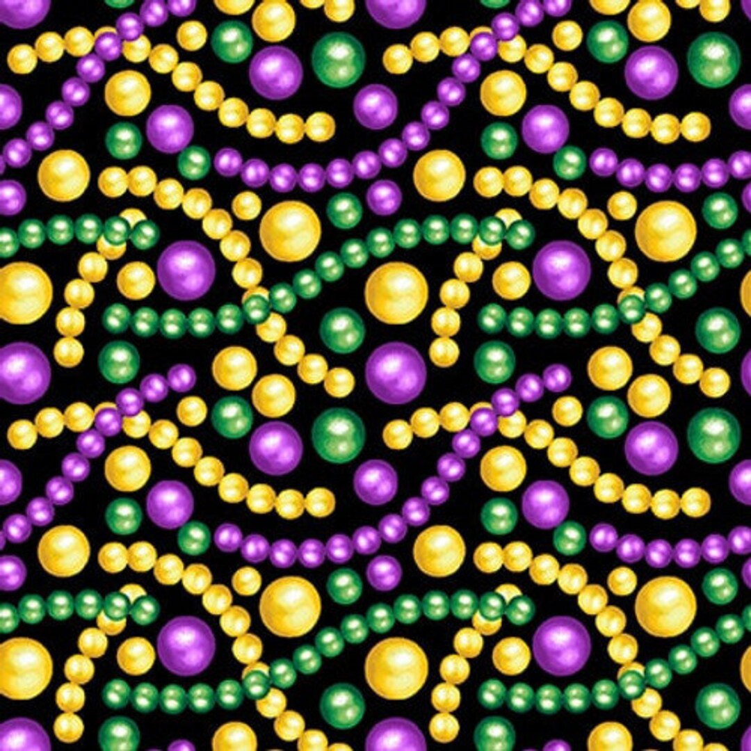 mardi gras fabric birds