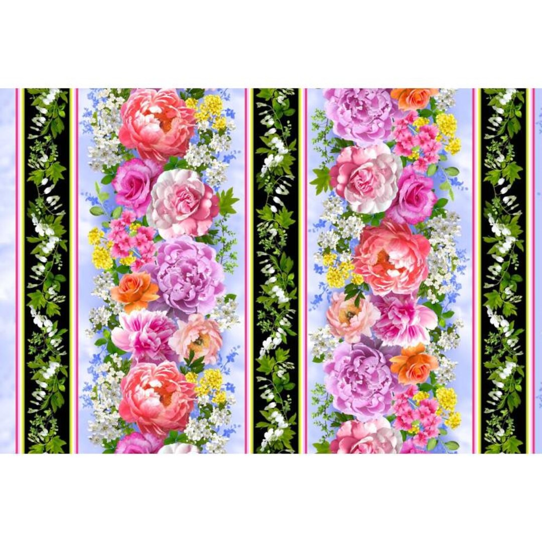 NEW! Half Yard - Flower Splendor by Michael Miller - Breezy Splendor ...