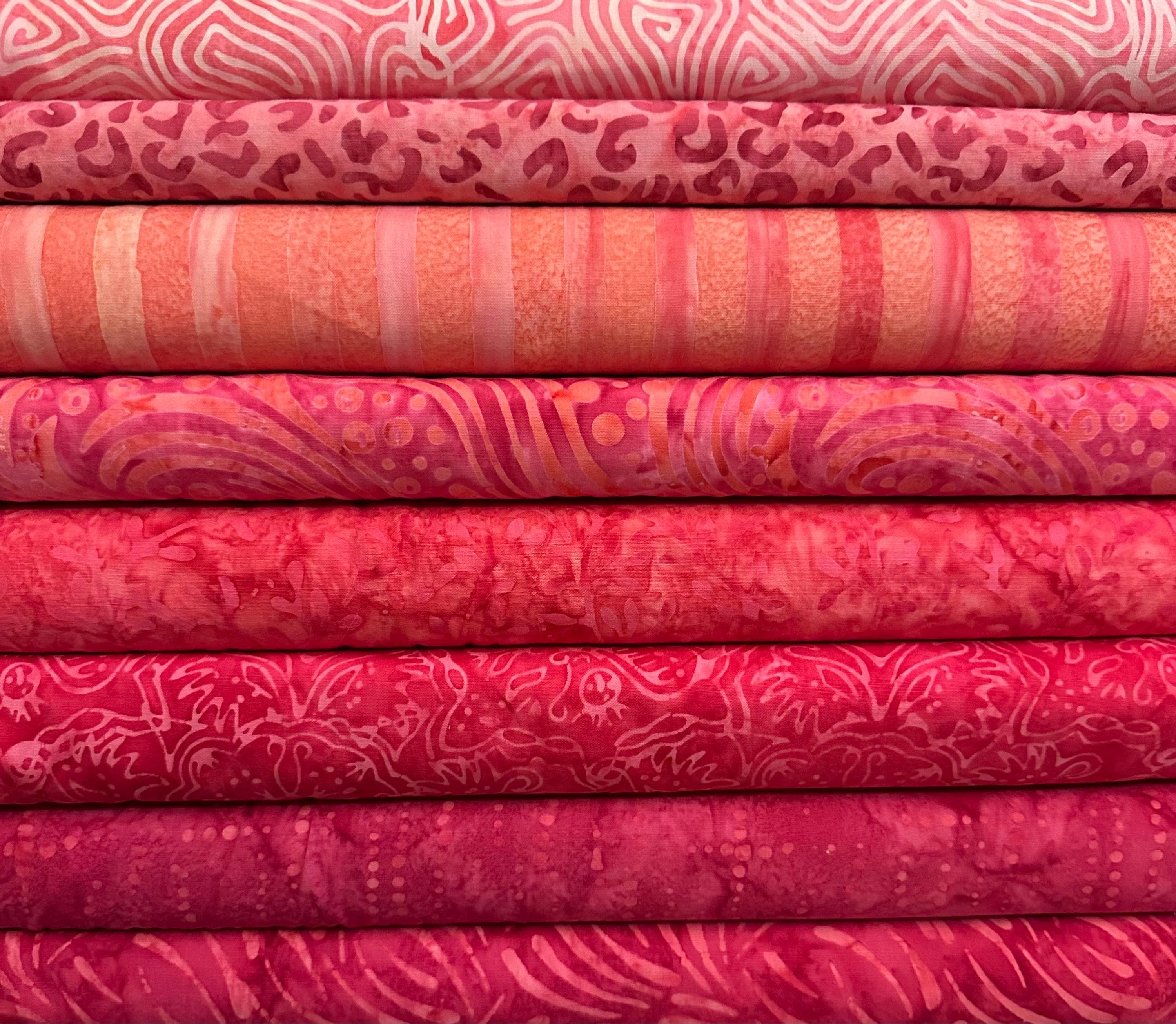 Lot De 110 Tissus Coton Batik – Pièces De Couette Colorées – Toutes Tailles