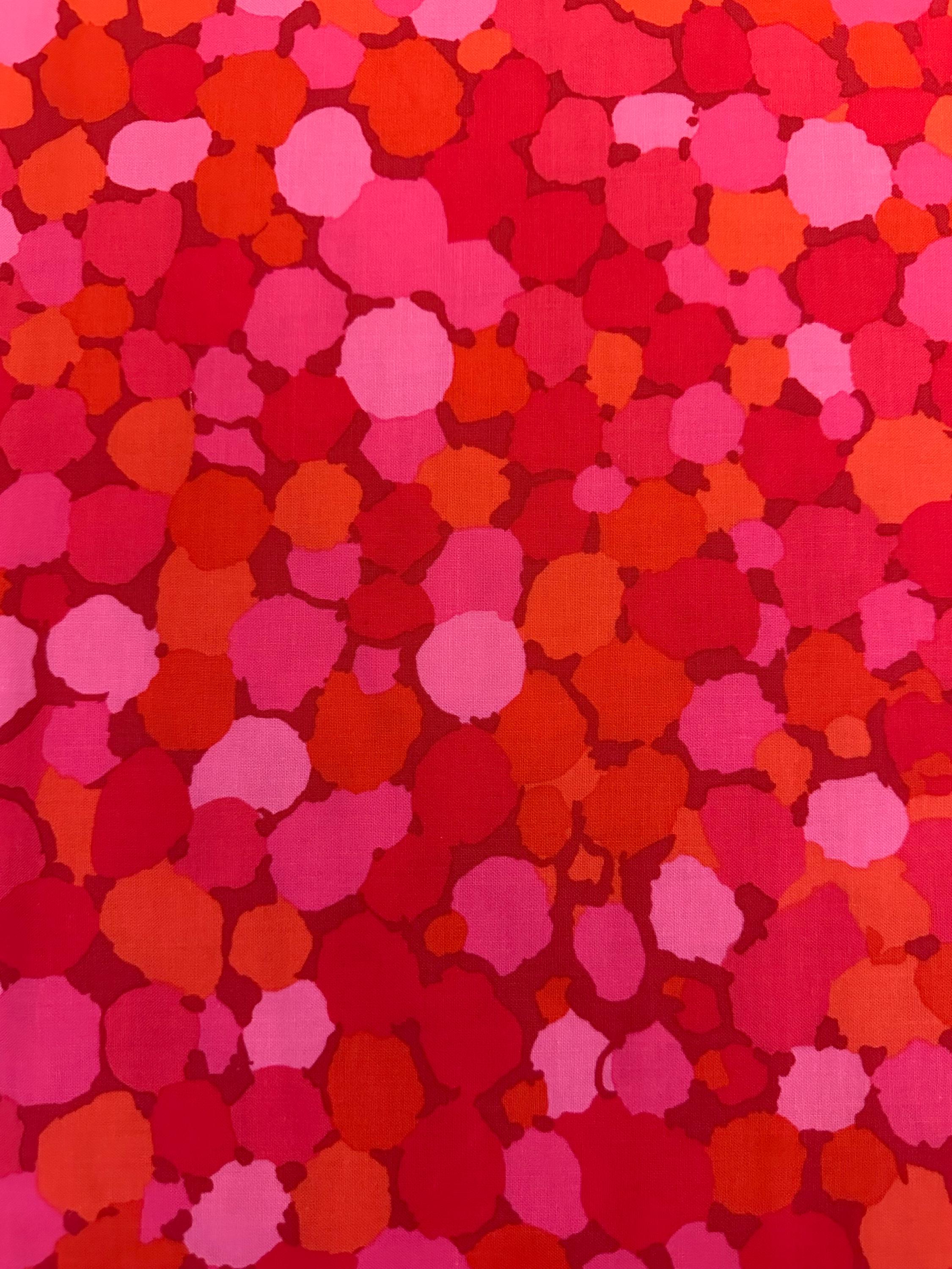 Half Yard Kaffe Fassett Brandon Mably Reflections BM087 in Red