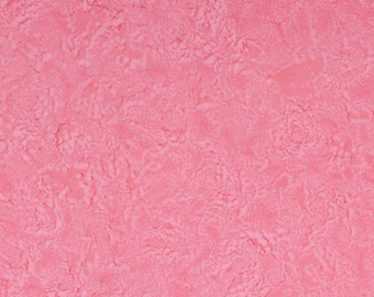 Un demi-mètre - Riley Blake Expressions Batik teints à la main en rose - Tissu de coton batik uni chiné teint à la main