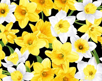 Yellow Flowers With Hunting Ducks Vintage Fabric Spring Ind 44 “W x 4 Yards Yellow Flowers With Hunting Ducks Vintage Fabric Spring Ind 44 “W x 4 Yards