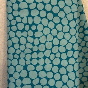 Half Yard - Kaffe Fassett Brandon Mably Jumble PJ53 in Turquoise by  FreeSpirit - Geometric Spots Dots Cotton Fabric FREESHIP90