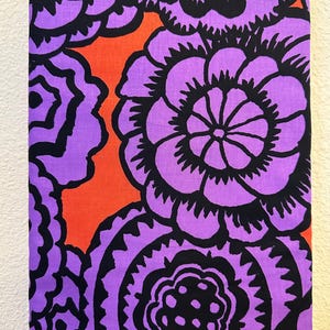Half Yard - Kaffe Fassett Deco GP199 in Dark by FreeSpirit - Spring 2024 Collection - Abstract Floral Cotton Fabric FREESHIP90
