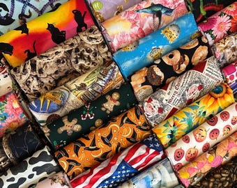 Fat Sixteenths 9 ”x 11 ” I Spion Scrappy STASH BUILDER - Assorted Mystery Fabrics 20 Stück 1/16 Bündel F16 Neuheit Baumwollstoffpaket
