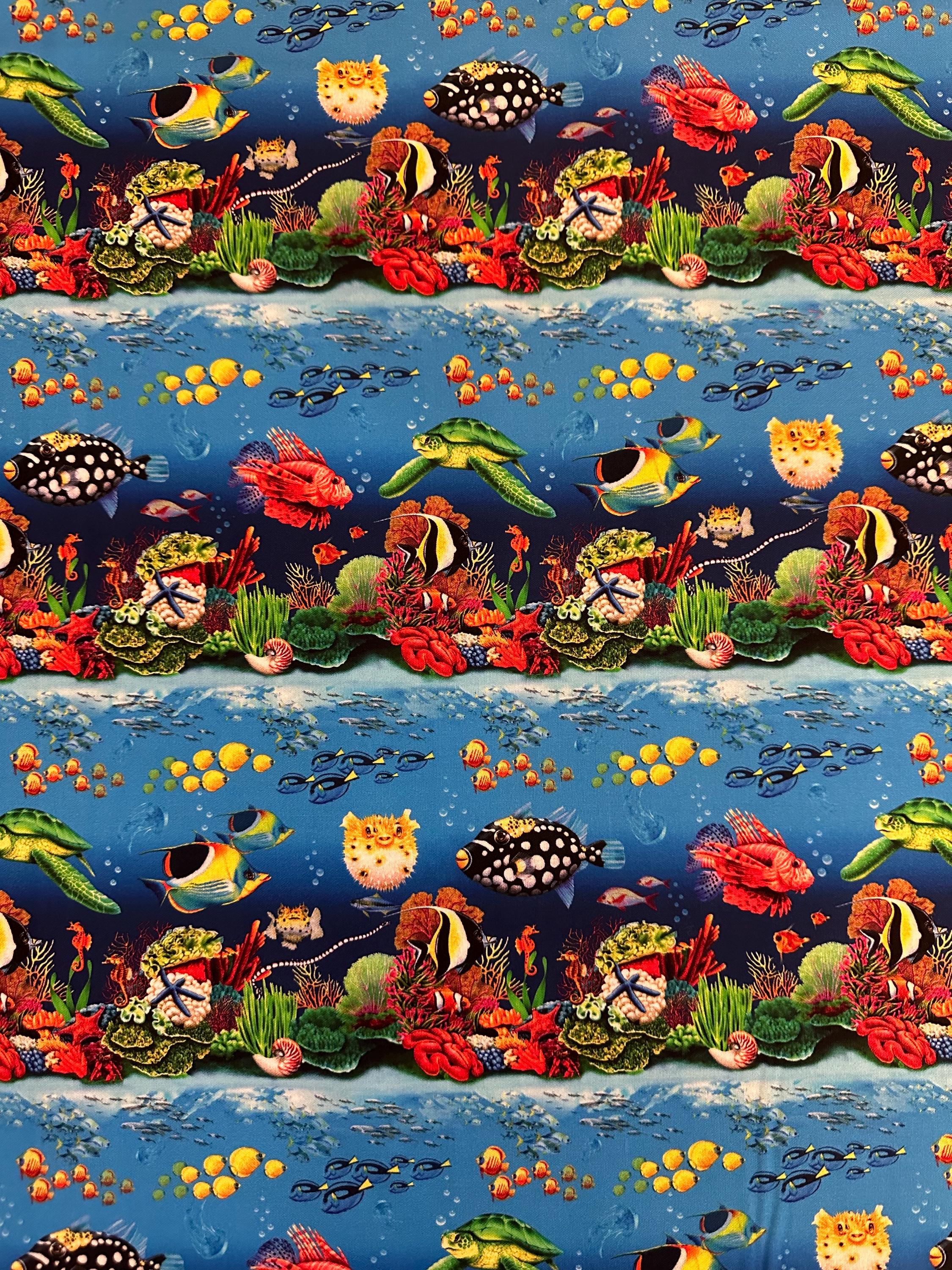 coral reef  Clothworks Coral Reef Y4278 55 - 11949516000