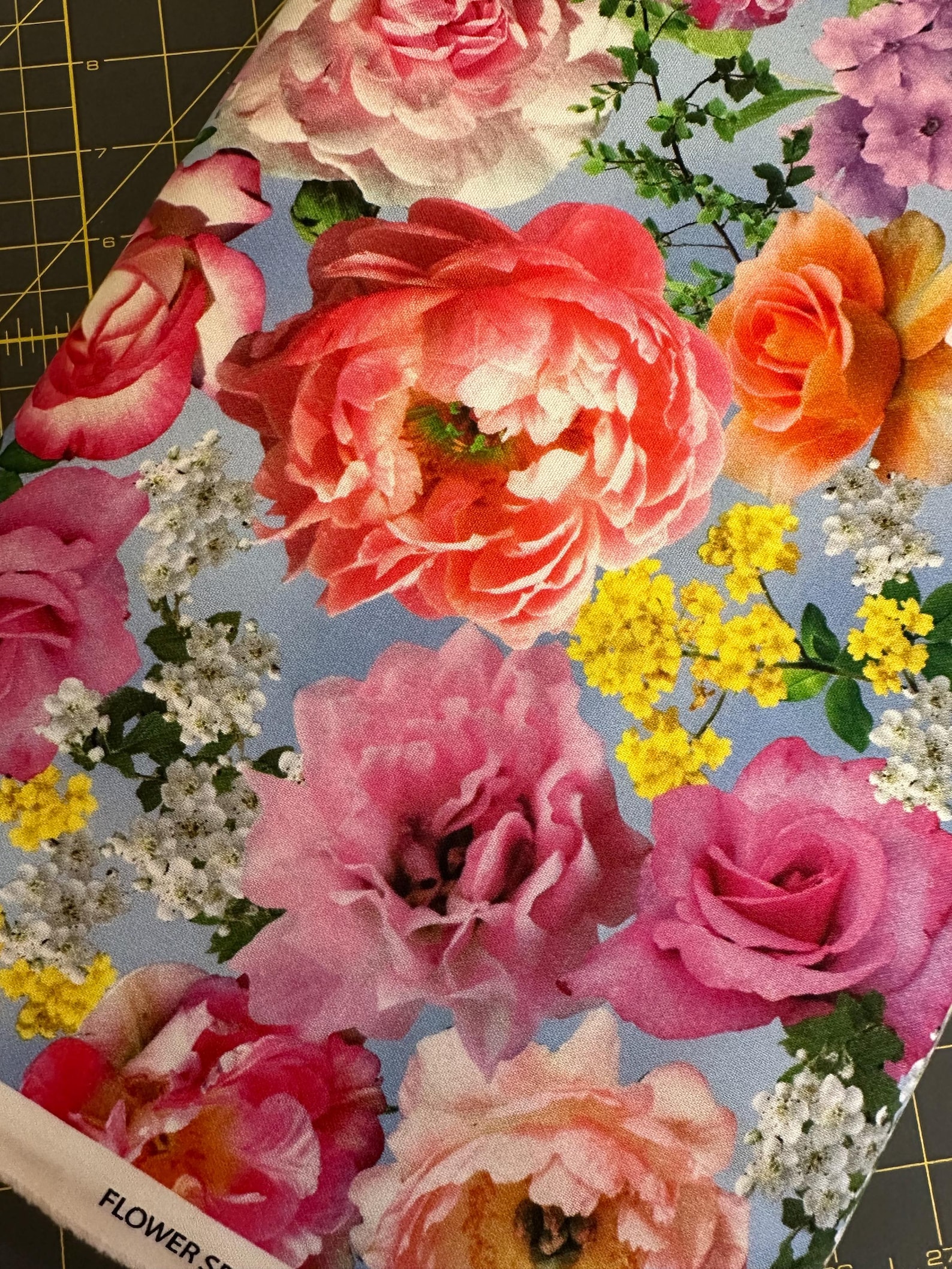 NEW! Half Yard - Flower Splendor by Michael Miller - Garden Splendor on ...