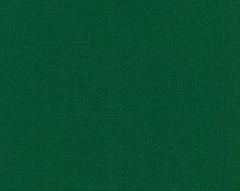 EOB 3/4 Yard Kona Cotton in Kelly Green von Robert Kaufman Einfarbiger grüner Baumwollstoff 70x70cm