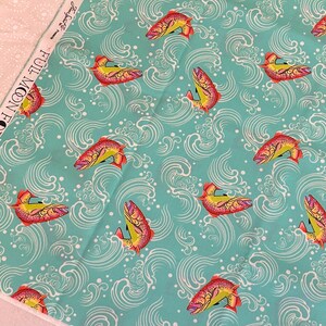 Half Yard - Full Moon Forest II Sofishticated in Enchanted by Tula Pink - Cotton Fish Fabric by FreeSpirit FREESHIP90 image 2