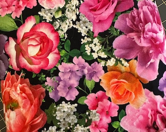 Half Yard - Flower Splendor by Michael Miller - Garden Splendor on