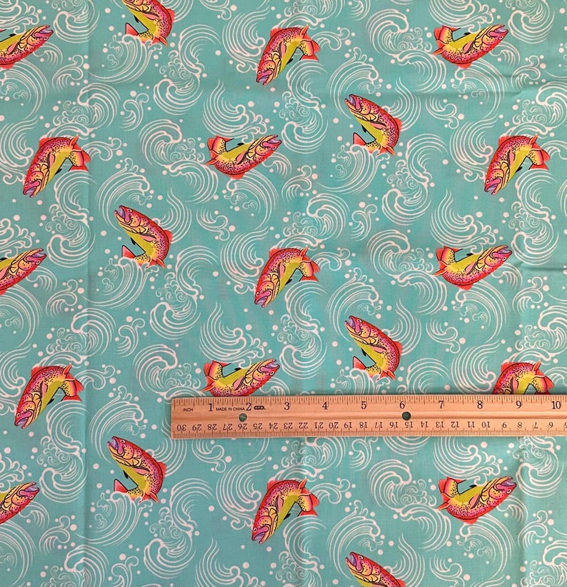 Half Yard - Full Moon Forest II Sofishticated in Enchanted by Tula Pink - Cotton Fish Fabric by FreeSpirit FREESHIP90 image 6