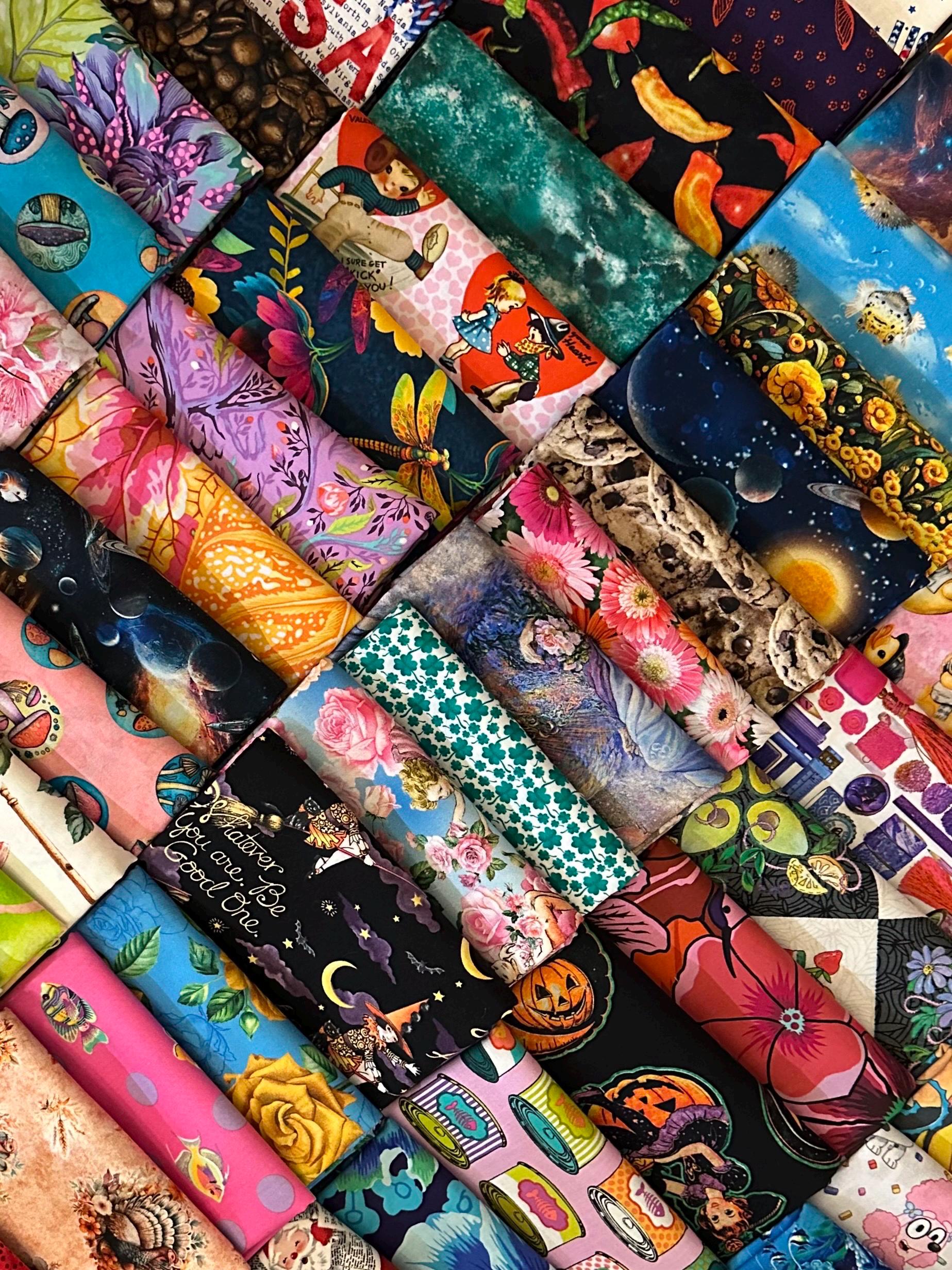 Fat Eighths Scrappy STASH BUILDER - Assorted Mystery Fabrics 10
