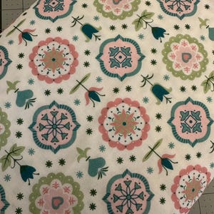 108" Wide Back - Piece & Plenty Spring Charm in Lagoon by Lori Holt for Riley Blake - 1930s Repro Quilt Backing Fabric 1/4 Yard Increments image 1