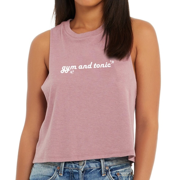 Gym And Tonic - Fitness Humor Gin & Tonic Pun Maglietta - Foto 4