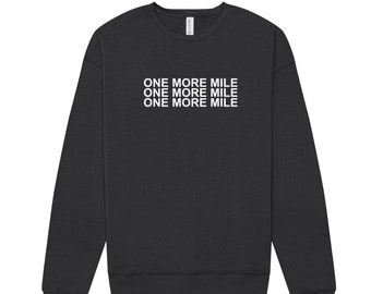 Lauf-Sweatshirt | Damen Lauf-Shirt | Laufen Geschenk für Sie | Unisex Laufshirts | Laufende Motivation | Eine Meile mehr