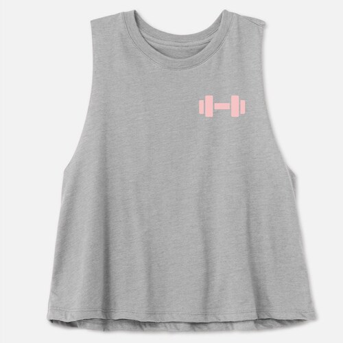 Workout Crop Top Gym Shirt Women Lifting Tank Top Etsy