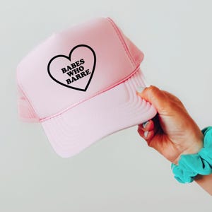Babes Who Barre | Barre Hat | Workout Hat | Barre Gift for Her | Gym Trucker Hat | Gym Weekend Apparel