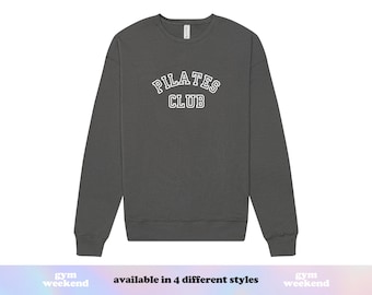 Pilates Sweatshirt | Pilates Shirt | Workout Sweatshirt | Pilates Love | Pilates Lover Gift | Pilates Club Crewneck