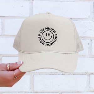 I'm Nicer After Running - Gym, Workout Trucker Hat