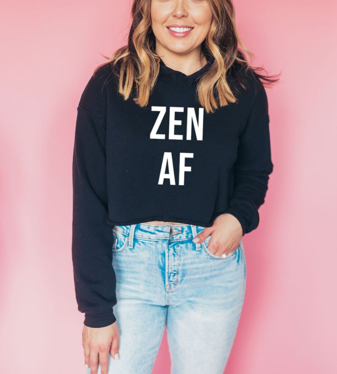 Yoga Cropped Sweatshirt