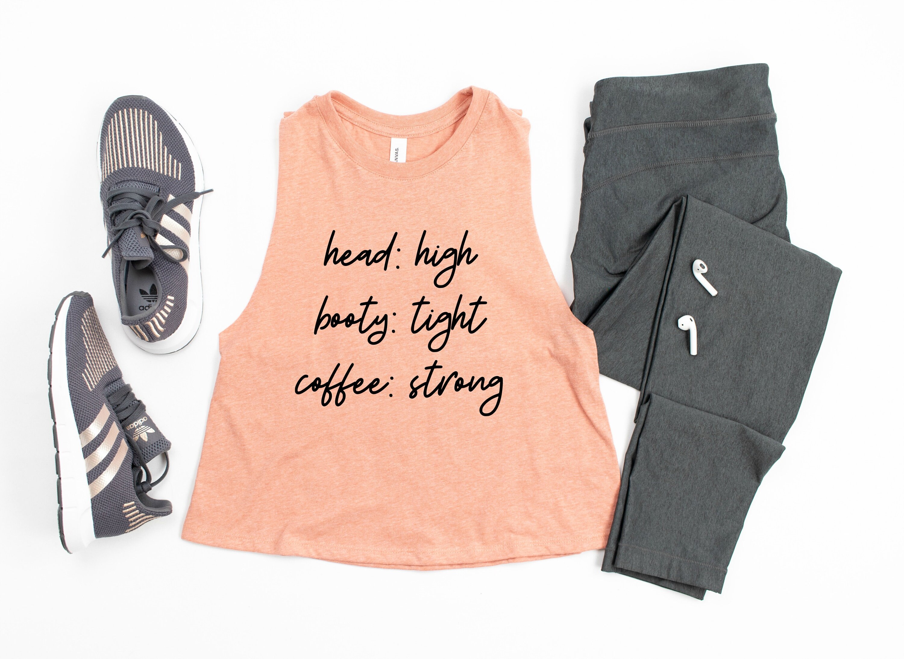 tight cropped workout tank