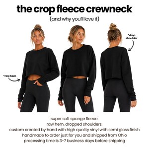 a woman in a cropped crop top and leggings